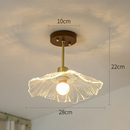 Flower Glass Hallway Ceiling Lighting