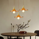 Stylish Hibiscus Flower Glass Pendant Light