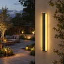 Modern Exterior Solar Wall Lights for House Garage Porch Patio, Dusk to Dawn