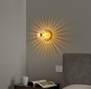 Contemporary Mini Clear Glass Wall Light