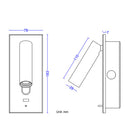 Simple USB Rechargeable Reading Wall Lamp