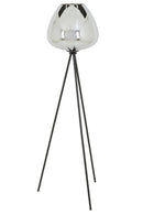 Floor lamp tripod 42x146 cm MAYSON smoked glass+matt black