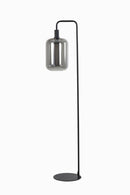 Floor lamp 35,5x28x155 cm LEKAR black+smoked glass high