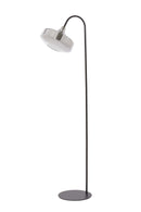 Floor lamp 45x29,5x160 cm SOLNA matt black+smoked glass