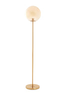 Floor lamp 30x160 cm MEDINA glass amber+gold