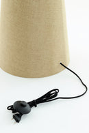 Floor lamp 38x180 cm MICKY linen olive green