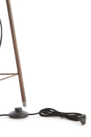 Floor lamp 42x133 cm BIBURY wood print dark brown+terra