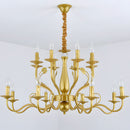 Flemish Style Ceiling Light Rustic Farmhouse Chandelier Lamp