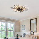 8 Lights Stylish Industrial Aluminum Living Room Ceiling Lights