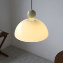 Modern Red Glass Simple Pendant Light For Living Room