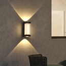 IP65 Black Up Down Outdoor Wall Lights for Front Door Garden Balcony Porch
