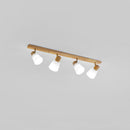Modern Rotatable Wood Minimalism Decor Track Lighting For Hallway
