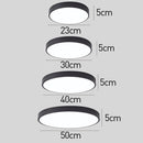 Minimalist Colorful Energy Efficient Flush Mount LED Ceiling Light