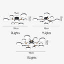 Modern Semi Flush LED Ceiling Lights for Bedroom Living Room