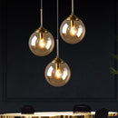 Industrial Glass Ball Pendant Light
