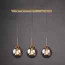Industrial Glass Ball Pendant Light