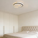 Black Minimalist LED Flush Mount Ceiling Lights