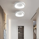 Set of 2 Led ceiling lights for hallway, 20cm, 12w