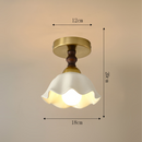 Modern White Wood Hallway Ceiling Lighting