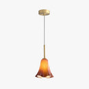 Bauhaus Retro Glass Flower Bedroom Hanging Light