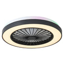 Modern LED 6-Speed Adjustable Ceiling Fan Light, Dimmable