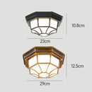 IP65 Outdoor Rustic Ceiling Light Suitable for both wall and ceiling mounting