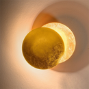 Modern Creative Round Circle Rotating Wall Light