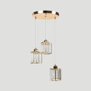 Simple Multi-Head Designer Crystal Kitchen Island Lamps