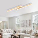 Minimalist Linear Ceiling Lighting Fixture Semi Flush Mount Ceiling Lights for Living Room Bedroom