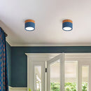 Set of 2 Small Flush Ceiling Lighting Macaron Finish Ceiling Lamp for hallway