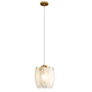 French Feather Glass Pendant Lights