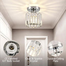 Modern 1-Light Hallway Flush Mount Ceiling Light