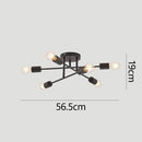 Industrial Iron Living Room Ceiling Lights