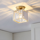Semi Flush Mount Ceiling Lights, Modern Crystal Hallway Ceiling Lamp