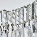 Modern Crystal Flush Mount Ceiling Light Ring Chandelier for Living Room