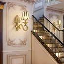 Vintage Gold Luxury Wall Sconce Light For Living Room