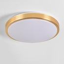 Gold Minimalist Aluminum Round LED Ceiling Lights For Living Room