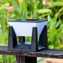 Simple  Solar Power Black Outdoor LED Wall/Floor Lights