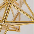 Star Shape Semi Flush Mount Ceiling Light