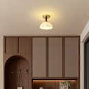 Modern White Wood Hallway Ceiling Lighting