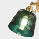 1-Bulb Adjustable Glass Wall Sconce