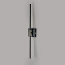 Set of 2 Industrial Black Iron LED Rechargeable Wall Light For Living Room
