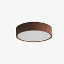Nordic Wood LED Flush Mount Ceiling Light Minimalist Lamp for Bedroom