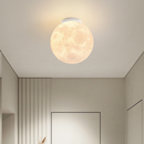 Modern White Moon Ceiling Lighting For Bedroom