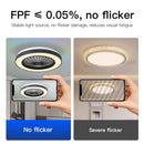 Modern LED 6-Speed Adjustable Ceiling Fan Light, Dimmable