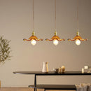 Stylish Hibiscus Flower Glass Pendant Light