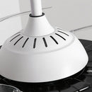 Metal LED Remote Control Ceiling Fan With Light