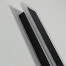 Set of 2 Modern IP65 Slim Black LED Outdoor Strip Wall Light