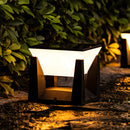 Simple  Solar Power Black Outdoor LED Wall/Floor Lights