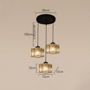 Simple Multi-Head Designer Crystal Kitchen Island Lamps